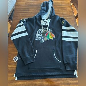 Chicago Blackhawks Skull Hoodie